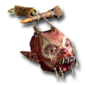 low quality Hellspawn Skull