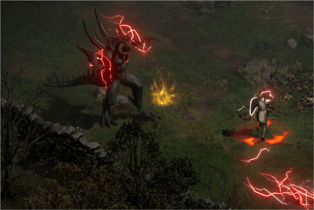 player about to fight the Countess
