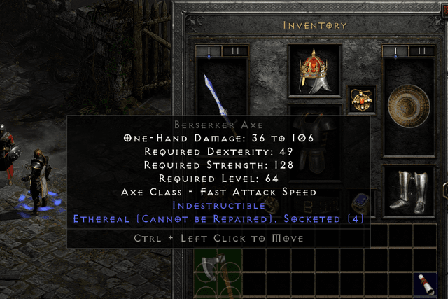 ethereal berserker axe base damage