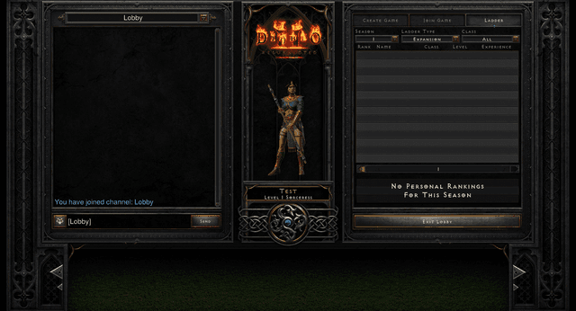 d2r new ladder interface
