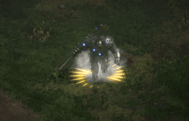 Iron Golem made from Ethereal Insight Closeup