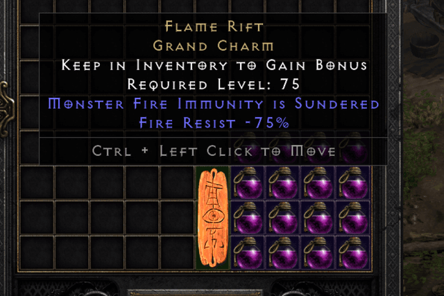 Image and attributes of Flame Rift