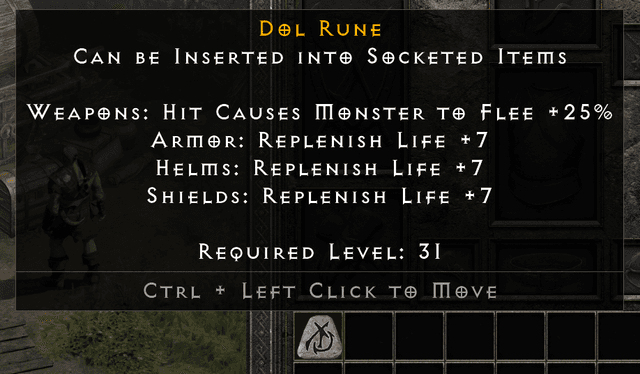 Diablo 2 Resurrected dol rune