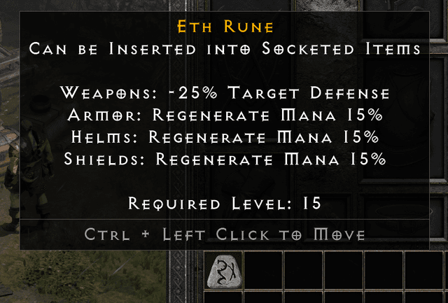 Diablo 2 Resurrected eth rune