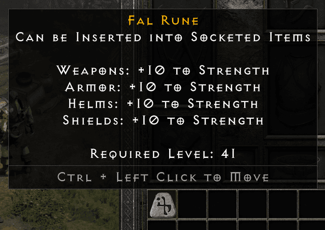 Diablo 2 Resurrected fal rune