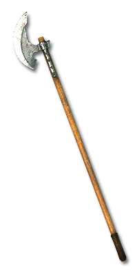 A poleaxe socketed with hel, ohm, um, lo and cham to create the Doom runeword