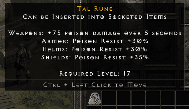 Diablo 2 Resurrected tal rune