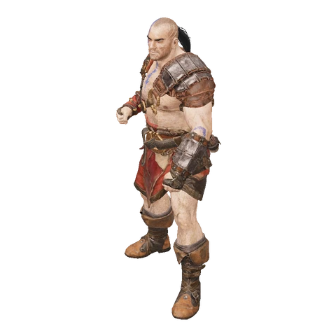 Barbarian idle animation