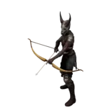 Black Archer Attack 1 animation