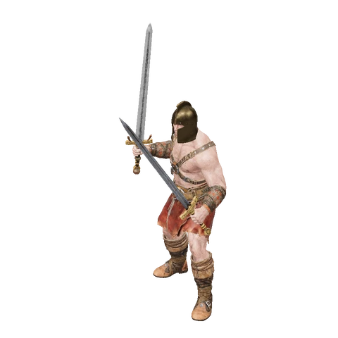 Barbarian idle animation