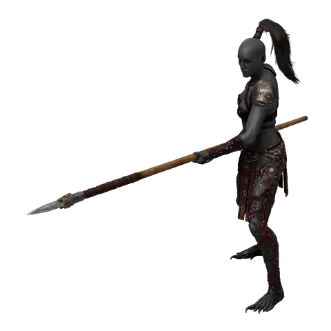 Black Lancer idle animation