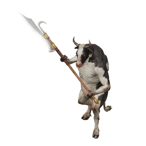 Bovine idle animation