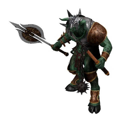 Axe Dweller idle animation