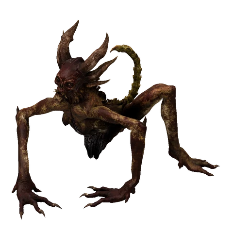 Grotesque idle animation