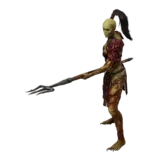 Vile Lancer idle animation