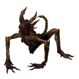 Grotesque idle animation
